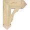 Ekena Millwork Olympic Arts & Crafts Rough Sawn Bracket, Douglas Fir, 6"W x 18"D x 22"H BKT06X18X22OLY03RDF - alternate 4